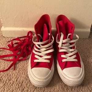 Red converse